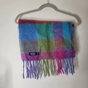 vintage scarf winter mohair wool blend unisex 3